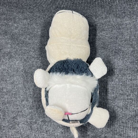 Just Play FlipaZoo 2 in 1 Plush 20” White Polar Bear Poppi/Gray Husky Dog Asher - Picture 15 of 15